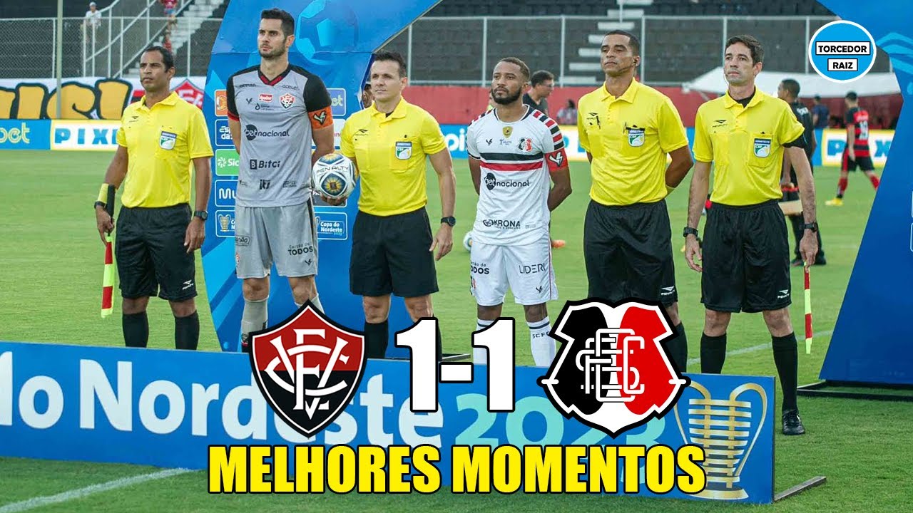 Vitória 1 x 1 Santa Cruz  Copa do Nordeste: melhores momentos