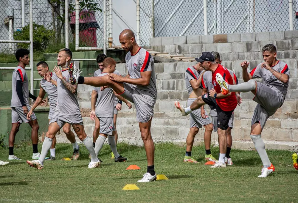 Vitória treinando