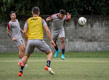 Vitória treinando