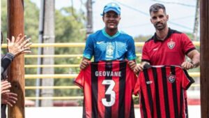 Joia do Vitória, Geovane é homenageado após título com a Seleção Brasileira Sub-15